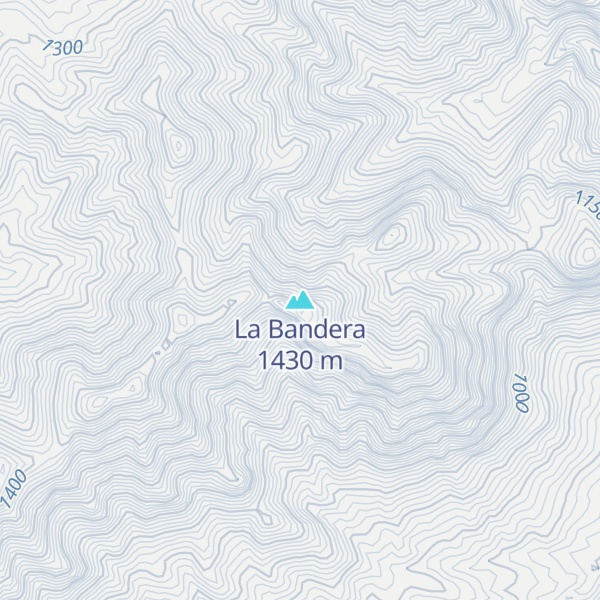 Map of La Bandera