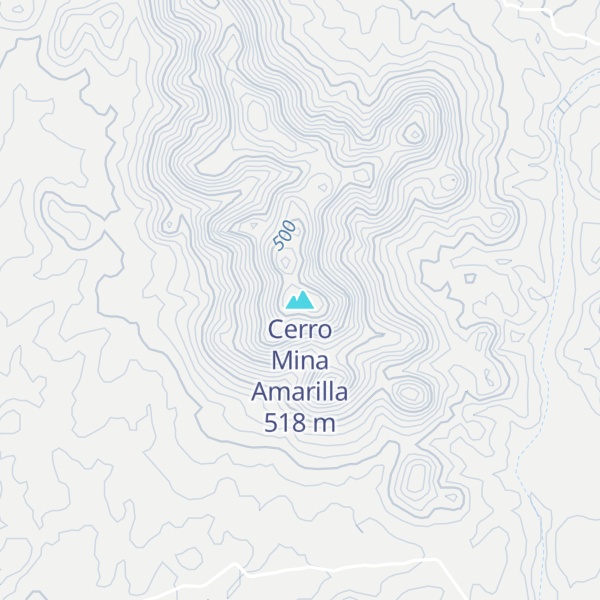 Map of Cerro Mina Amarilla