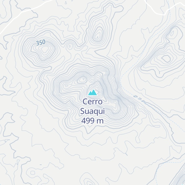Map of Cerro Suaqui