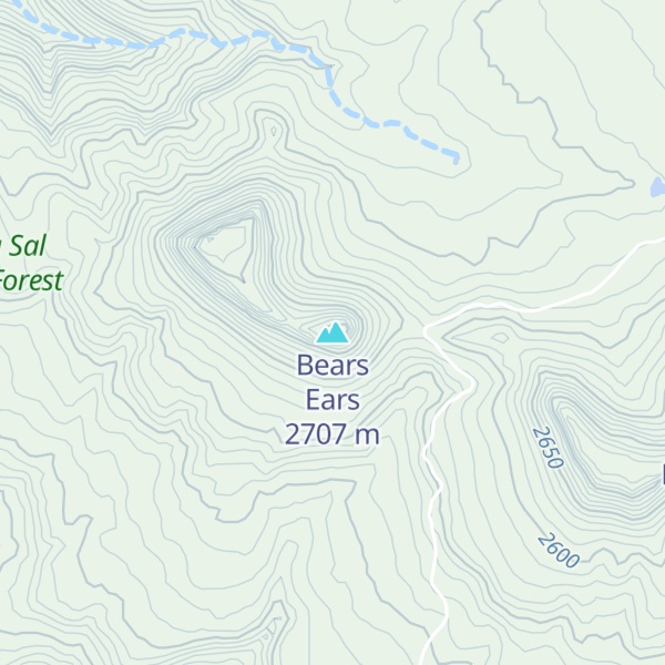 Map of Bears Ears