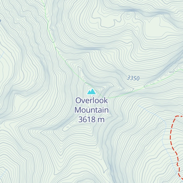 Map of Overlook Mountain