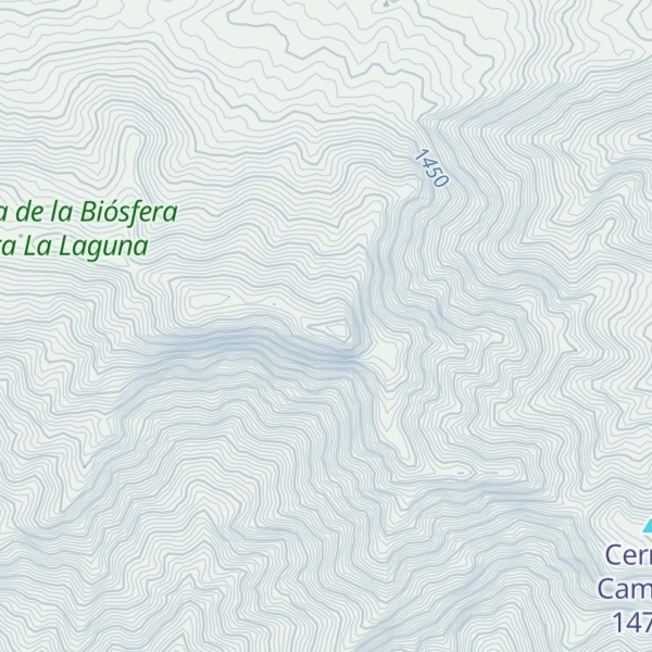 Map of Cerro San Rafael