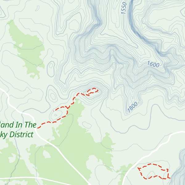 Map of Aztec Butte