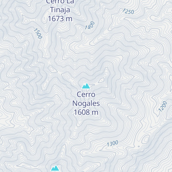 Map of Cerro Nogales
