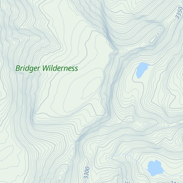 Map of Big Sheep Mountain