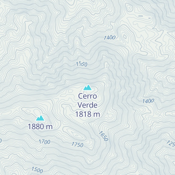 Map of Cerro Verde