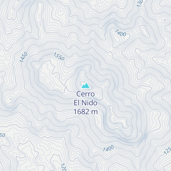 Map of Cerro El Nido