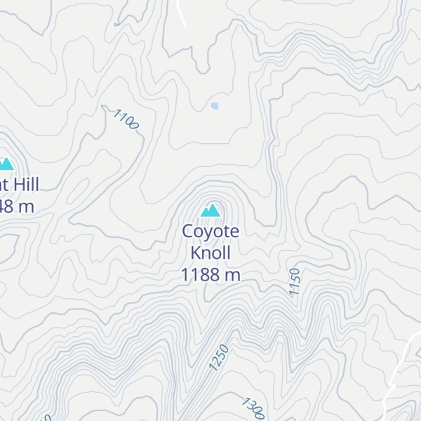 Map of Coyote Knoll