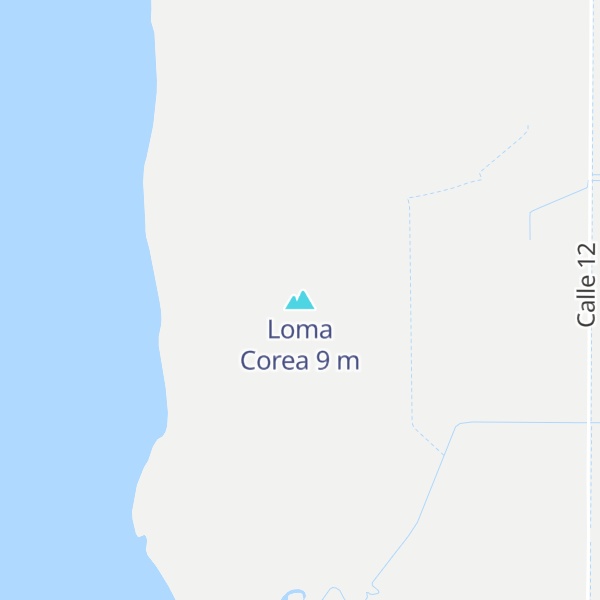 Map of Loma Corea