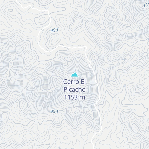 Map of Cerro El Picacho