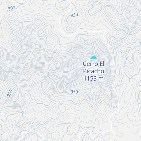 Map of Cerro El Garrote
