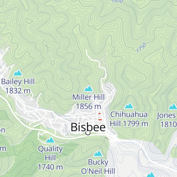 Map of Miller Hill