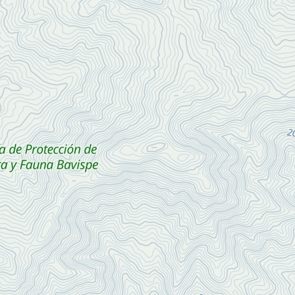 Map of Cerro Peñas Blancas