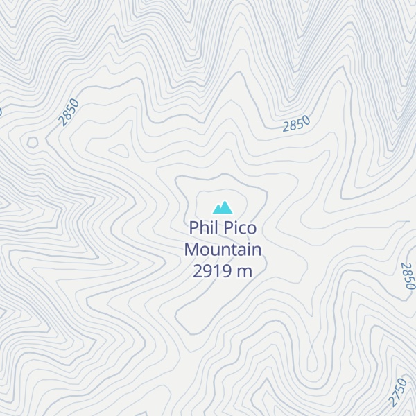 Map of Corson Peak