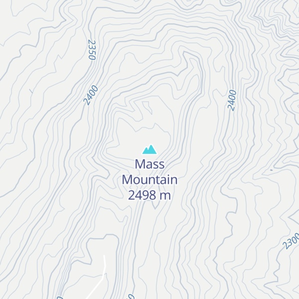 Map of Mass Mountain