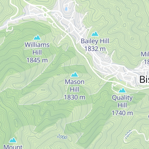 Map of Mason Hill