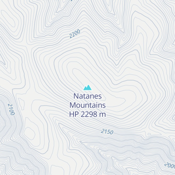 Map of Natanes Mountains HP