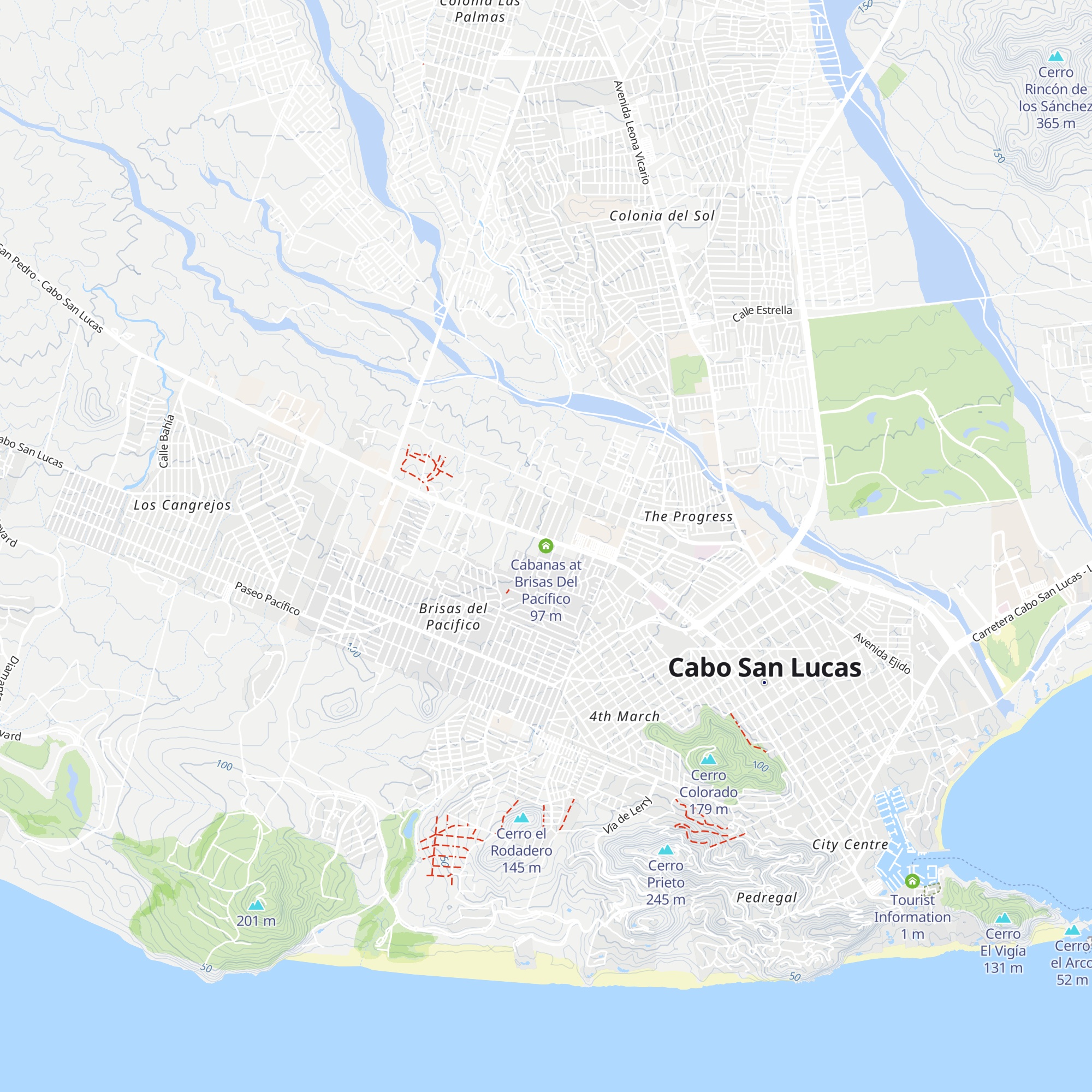 Cabanas at Brisas Del Pacífico map
