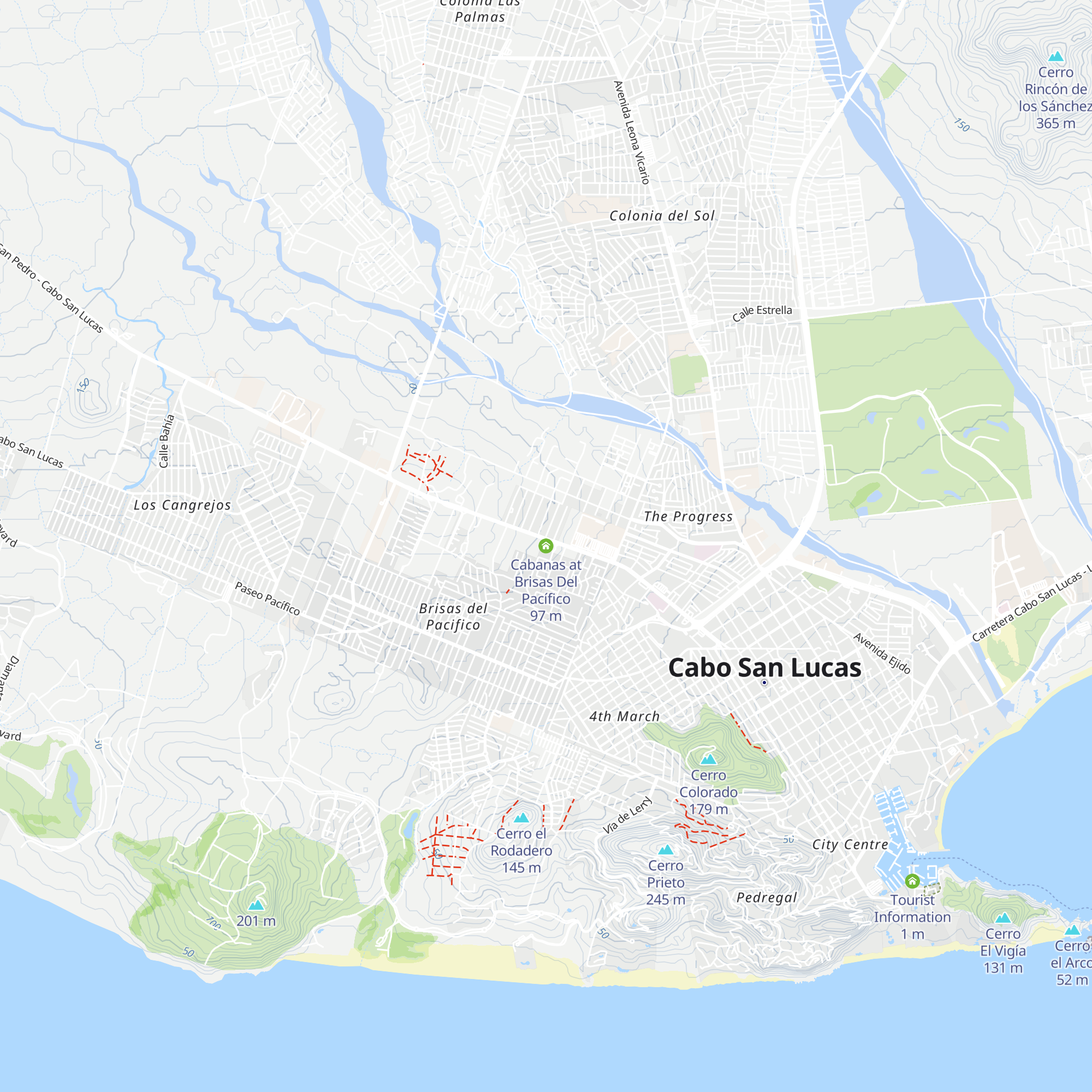 Cabanas at Brisas Del Pacífico map