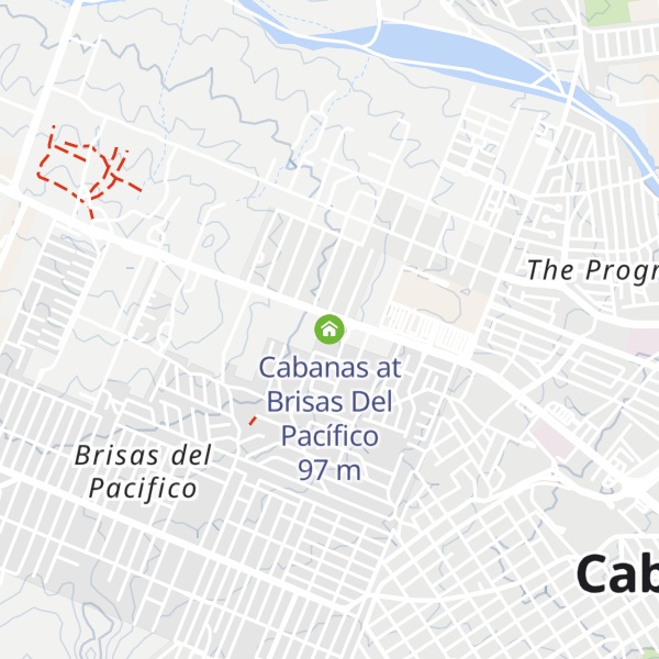 Map of Cabanas at Brisas Del Pacífico