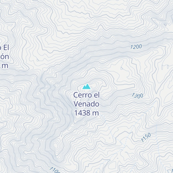 Map of Cerro el Venado