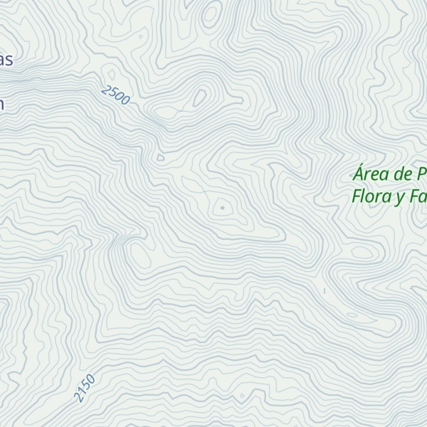 Map of Cerro Cabral