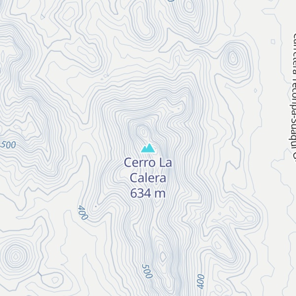 Map of Cerro La Calera