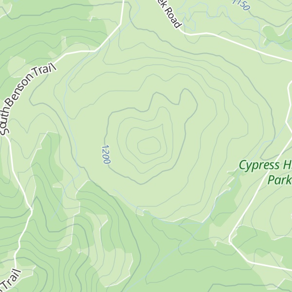 Map of Old Baldy