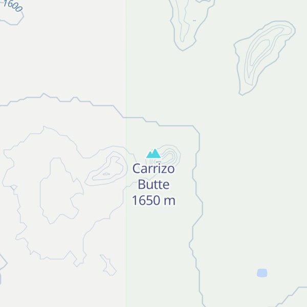 Map of Carrizo Butte