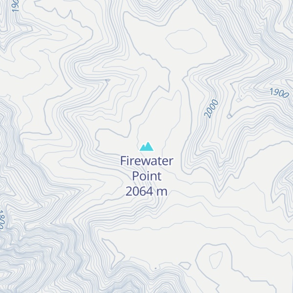 Map of Firewater Point
