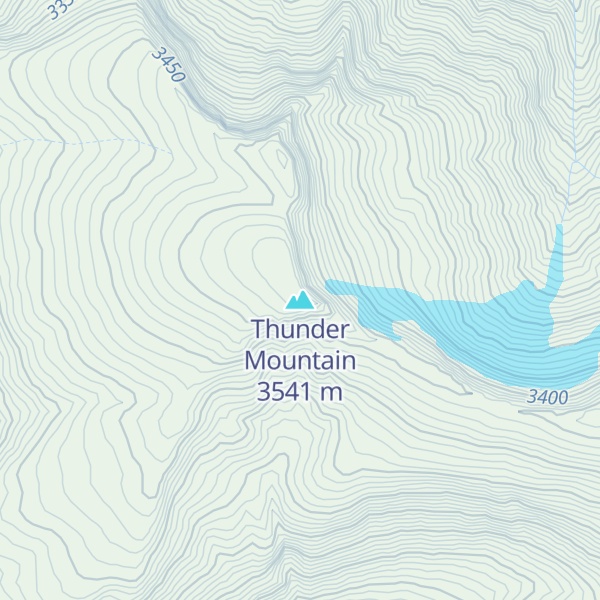 Map of Thunder Mountain
