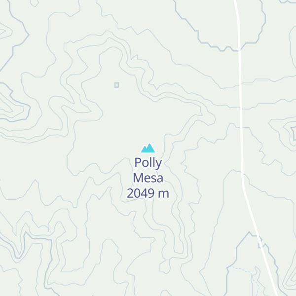 Map of Polly Mesa