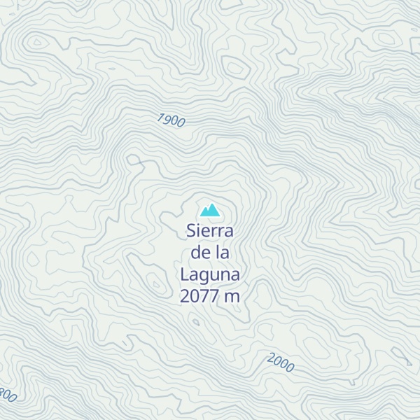 Map of Sierra de la Laguna