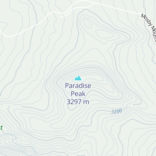 Map of Paradise Peak
