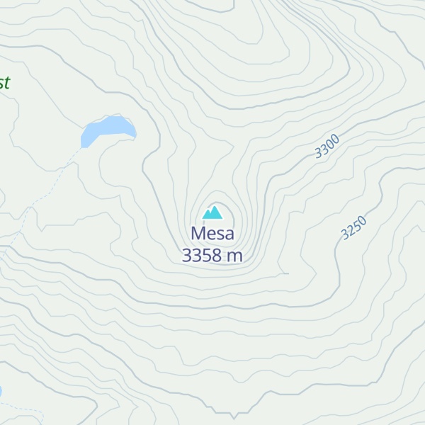 Map of Mesa