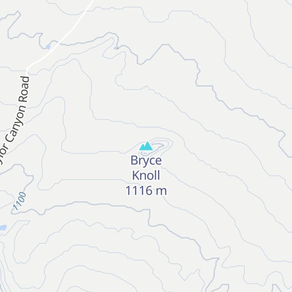 Map of Bryce Knoll