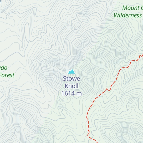Map of Stowe Knoll