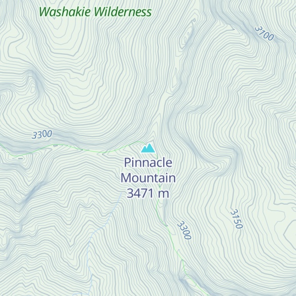Map of Pinnacle Mountain