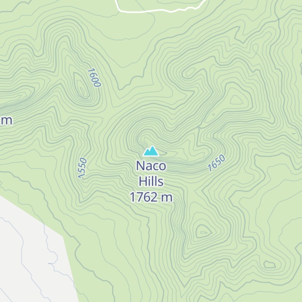 Map of Naco Hills