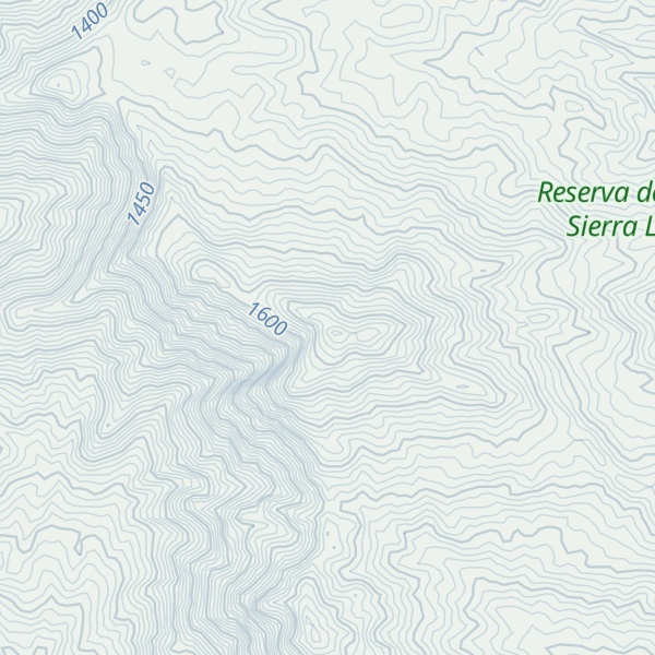 Map of Cerro San Bernardo