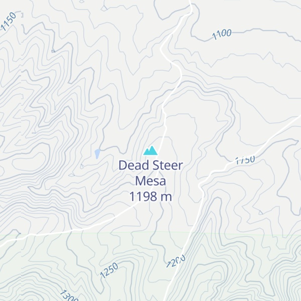Map of Dead Steer Mesa