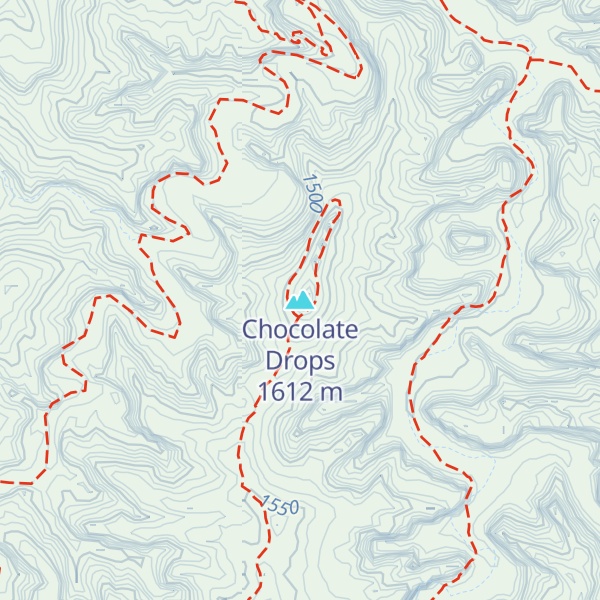 Map of Chocolate Drops