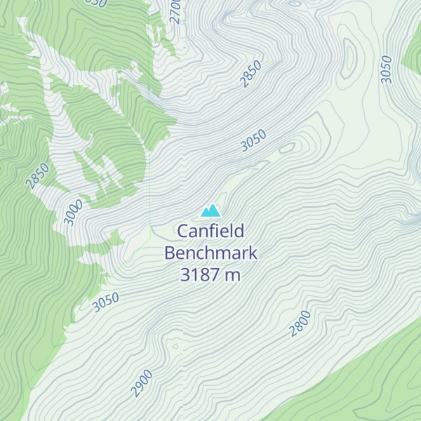 Map of Canfield Benchmark