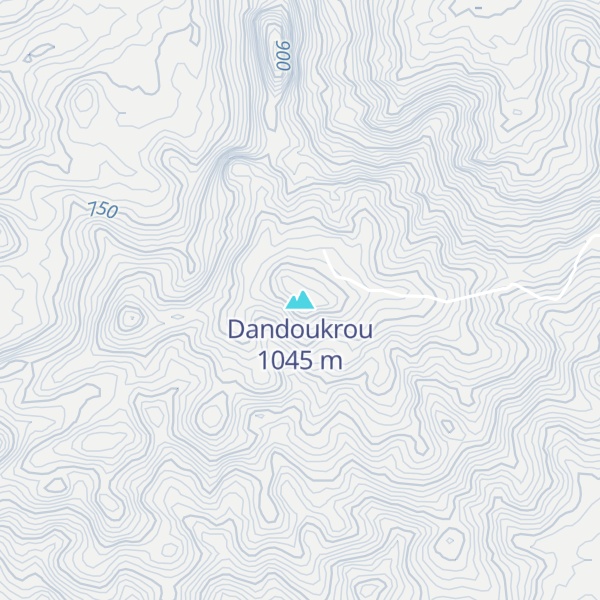 Map of Dandoukrou