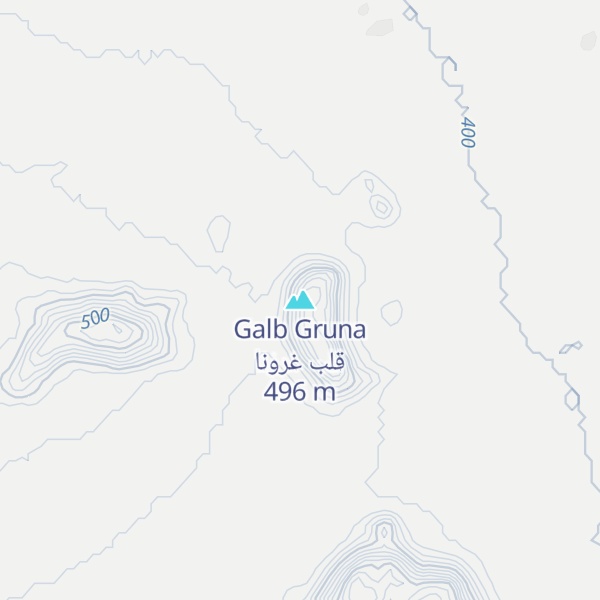 Map of Galb Gruna قلب غرونا