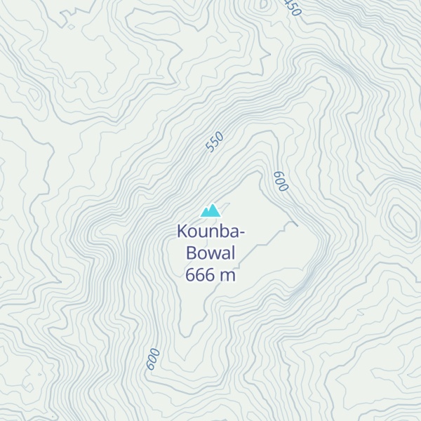 Map of Kounba-Bowal