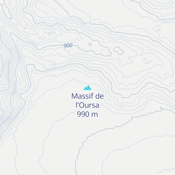 Map of Massif de l’Oursa