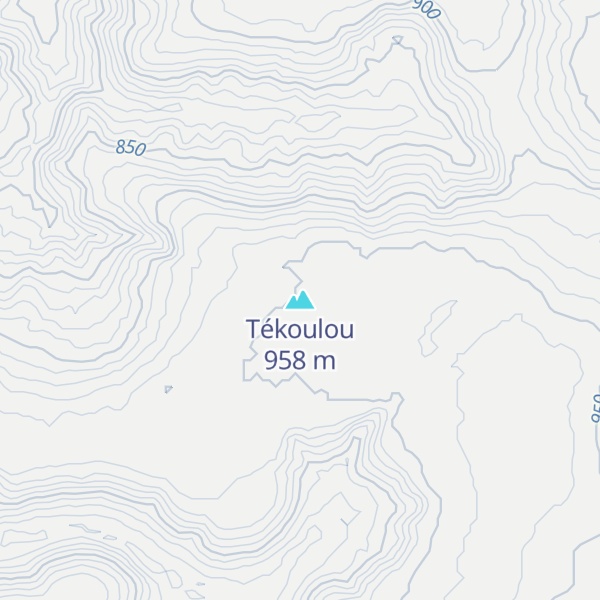 Map of Tékoulou