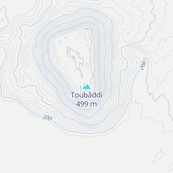 Map of Toubâddi