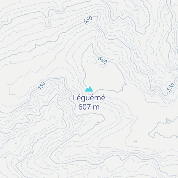 Map of Léguémé